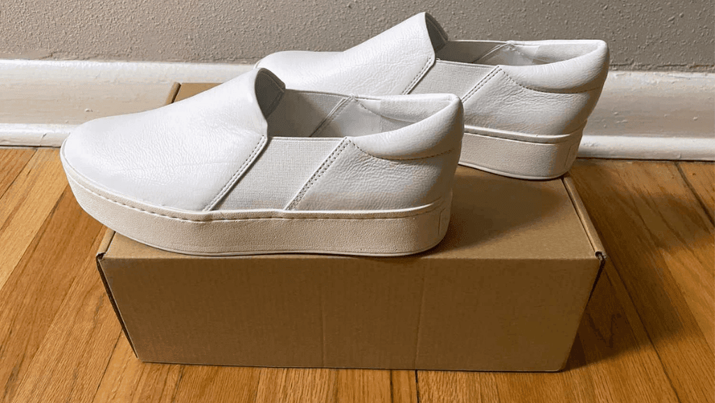 Comfortable slip-on sneakers for airport travel